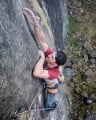 Sleight of Hand (7c), first ascent - Lorry Park Quarry