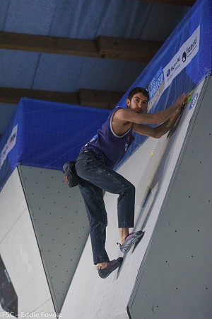 Tyler Landman finished 6th overall after a close final.  © IFSC/Eddie Fowke - The Circuit Climbing