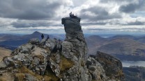 Picture of the Torr at the top of the cobbler. Ascent via doorway route (M)