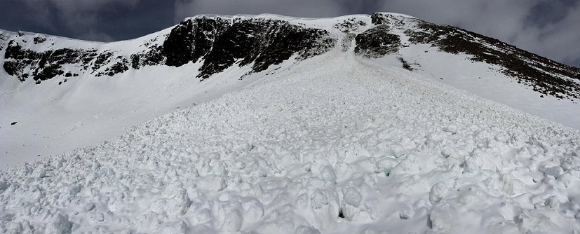 Avalanche debris - An Garbh Choire   © donald lochnagar