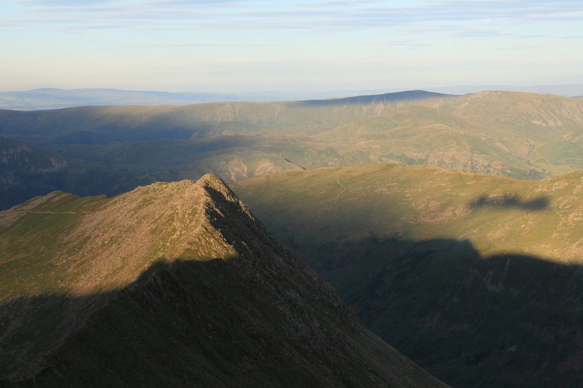 Rampsgill Head, highest obligatory point on the C2C, from Helvellyn, the highest optional top  © Dan Bailey