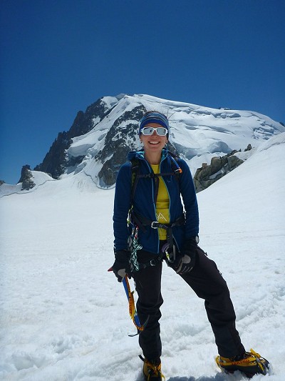 'I wasn’t looking at it as an intentional escape.' Shirin after climbing Mont Blanc  © Shirin Shabestari