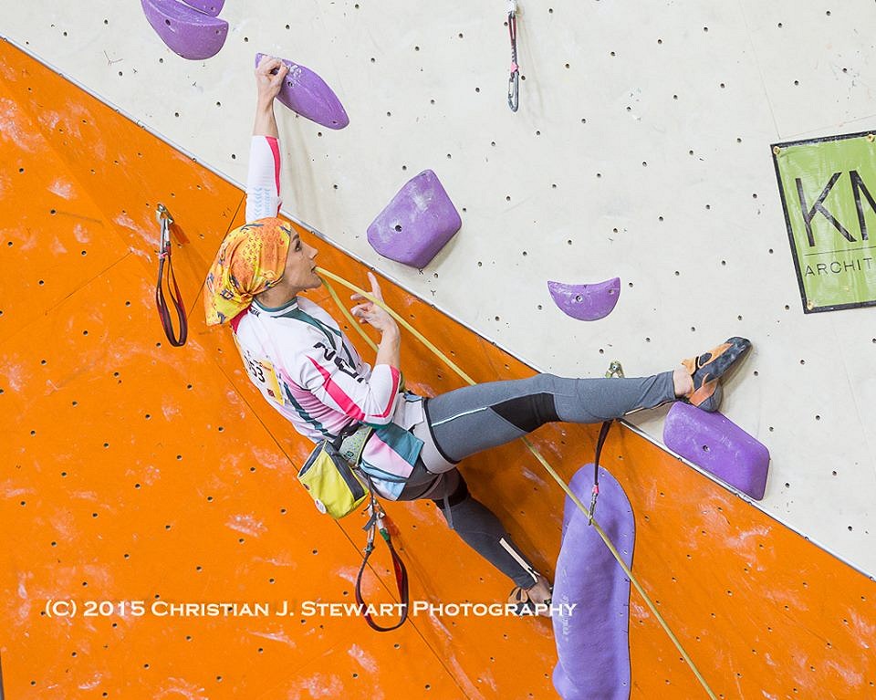 Farnaz: 'Climbing was not just a sport for me.'  © Christian J. Stewart Photography