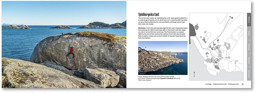 Bouldering Lofoten Example Page - Tjelbergvika Approach  © Jonas Paulsson