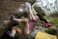 Nathaniel pulling shapes on Red or Dead (f7a+)