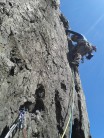 Cruising the second pitch of Cemtery Gates in the sunshine. Girls' day out :)