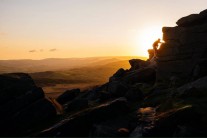 End of Golden hour Stanage!