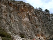Unknown climbers at Cala Magraner