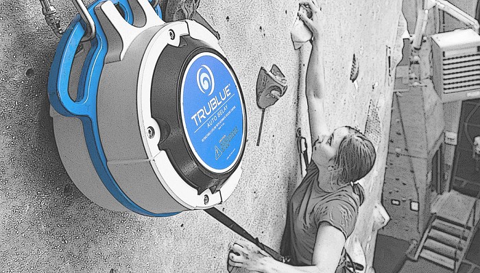 Install a TRUBLUE auto belay for FREE with our new trial period scheme.  © Beacon / Big Rock Climbing Ltd