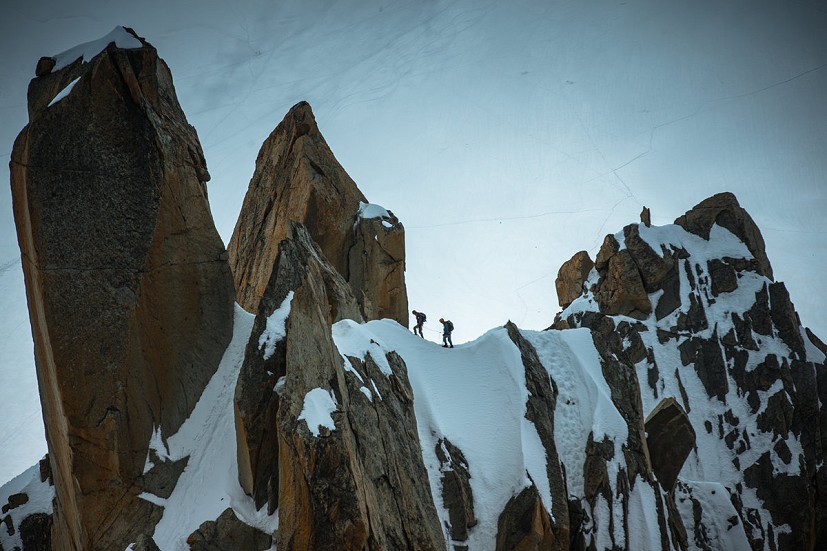 Climbers in the Mont Blanc Range on a previous Arc'teryx Alpine Academy  © Arc'teryx