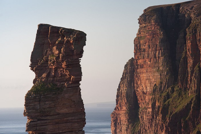 The Old Man of Hoy, with St. Johns Head in the background  © Rob Greenwood - UKClimbing