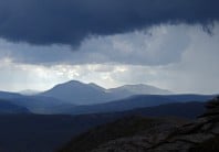 Beinn a'Ghlo just before the storm broke