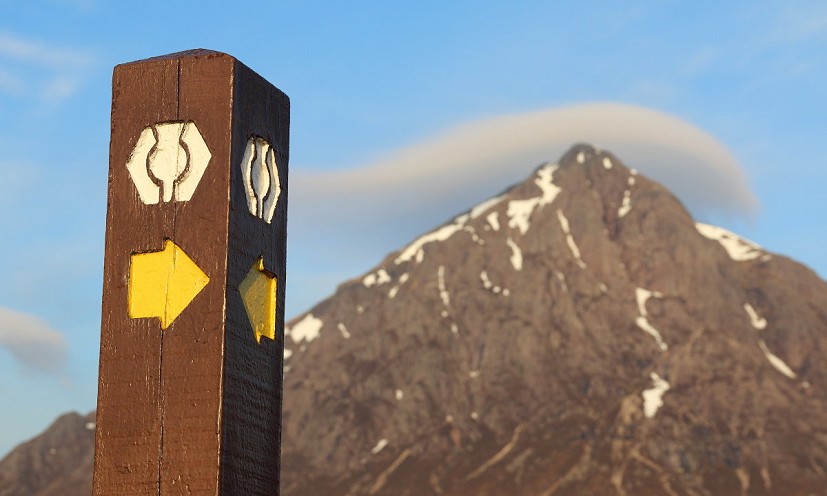 West Highland Way - one of the most public transport-friendly long distance trails  © Dan Bailey