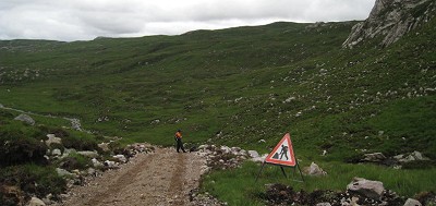 Track building near Foinaven has changed the character of a once very wild place   © Dan Bailey