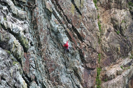 Chris on the second pitch of mousetrap  © jimxxx