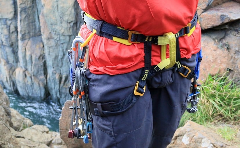 The unusual fit of this harness will not suit everyone  © Dan Bailey