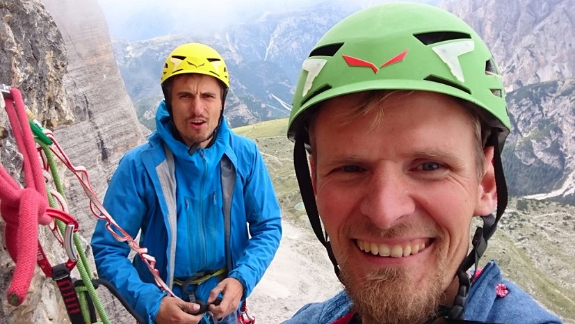 Lukasz and Jacek on the Spanish Route  © Alpine Wall Tour