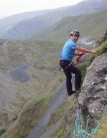 Enjoying the views of Honister Pass from Honister Via Ferrata