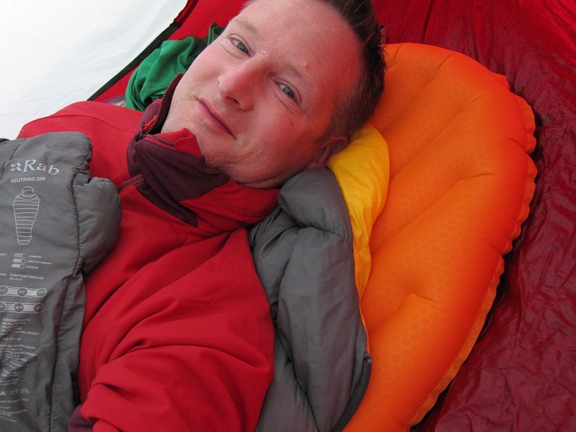 With a warmer mat you can get away with a lighter sleeping bag  © Dan Bailey