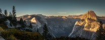 Half Dome panorama from Glacier Point