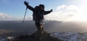 Me on Sgiath Cuill summit, very windy !