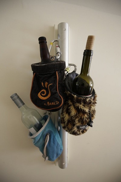 Chalkbag wine rack  © Natalie Berry