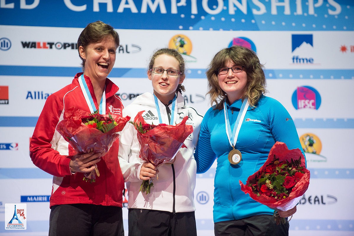 Team GB's Esme Harte wins Bronze in Paris  © Eddie Fowke/IFSC