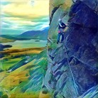Standard troutdale pinnacle photo but using prisma