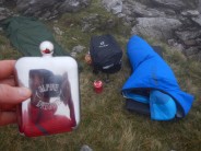 Our bivvy before the night of hell...  (Glyder Fawr... Wild camping... THUNDER AND LIGHTENING)