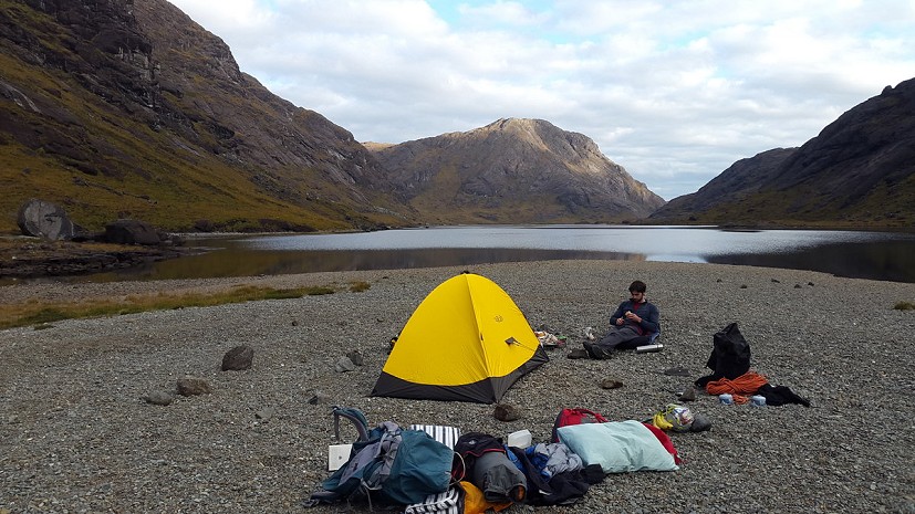 James and Dan's camp at Loch Coruisk  © James McHaffie