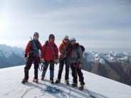 Climbing a new mountain (Peak Oskal) in Kaindy Glacier