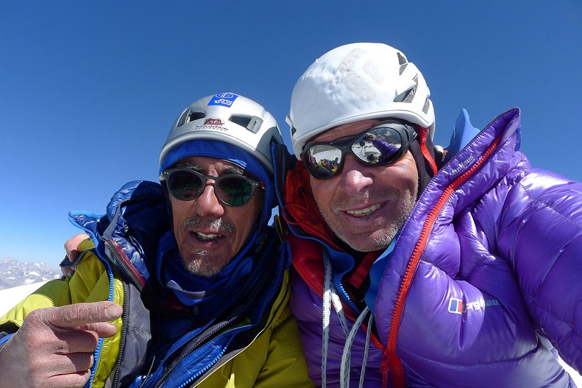 Sersank summit selfie  © Mick Fowler