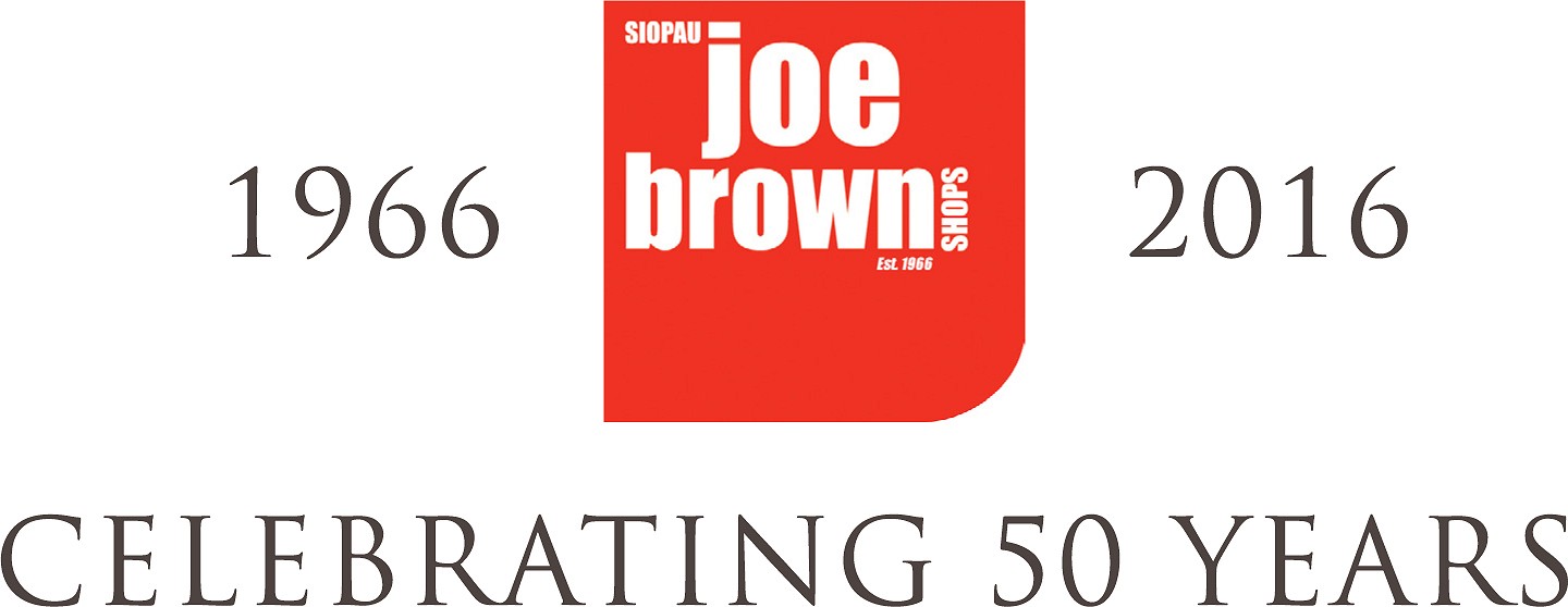 Joe Brown Shops 50th Anniversary Banner  © Joe Brown Shops