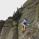 Nathan Lee styling his way up John Allen's pebble pulling testpiece; Shirley's Shining Temple