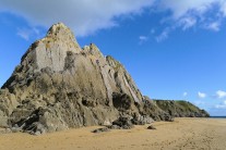 Three Cliffs solo and a deserted beach