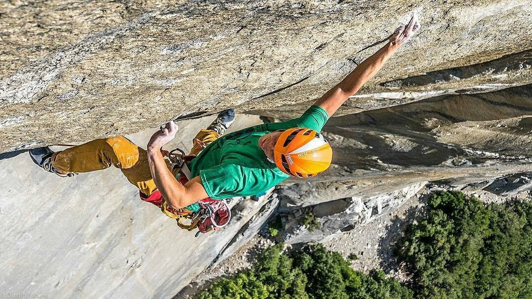 Jorg Verhoeven on Dihedral wall, 8b+ MP, El Capitan, Yosemite  © Dustin Moore