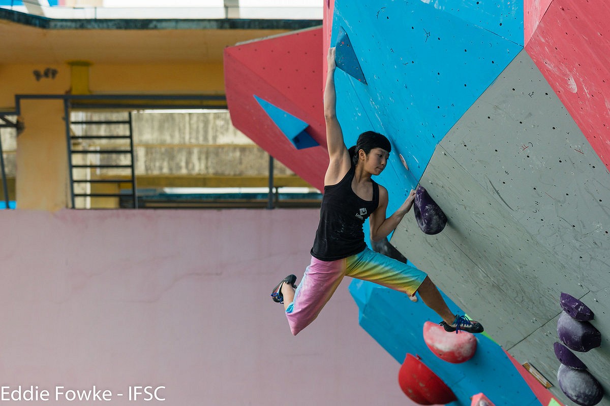 Ashima Shiraishi on form  © Eddie Fowke/IFSC