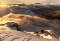 Sunset inversion from Ben More