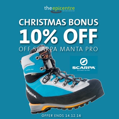 10% Off Scarpa Manta Pro @ The Epicentre, Products, gear, insurance Premier Post, 1 weeks @ GBP 70pw  © The EpiCentre