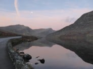 Looking out across Llyn Ogwen, on a perfectly still morning.
