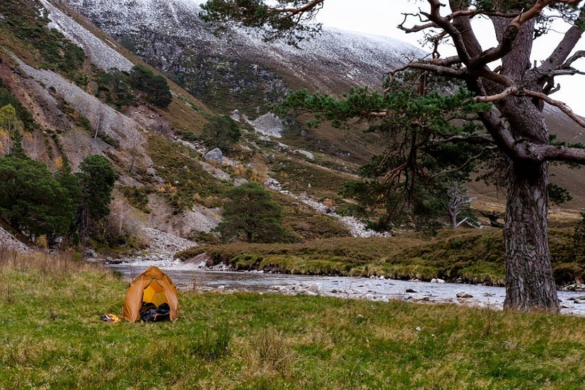 Perfect campsite in Glen Feshie  © Alex Roddie