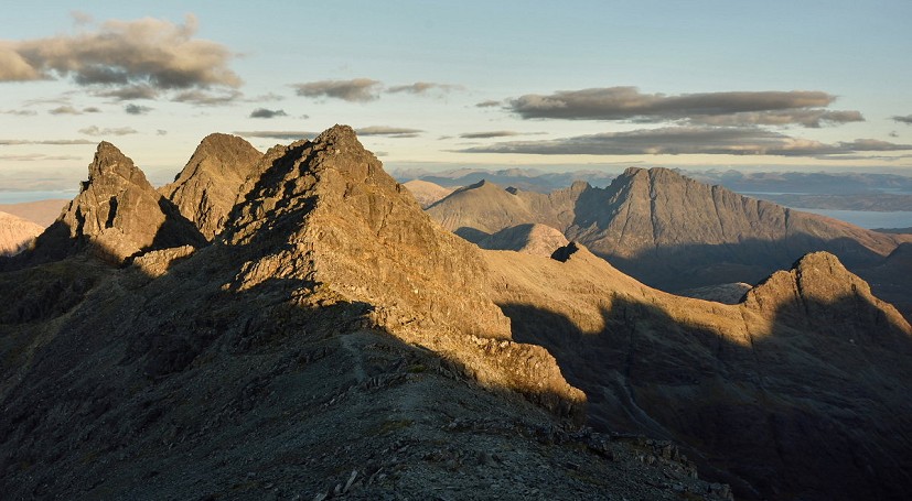 The Northern Cuillin and Bla Bheinn from Bruach na Frithe  © James Roddie