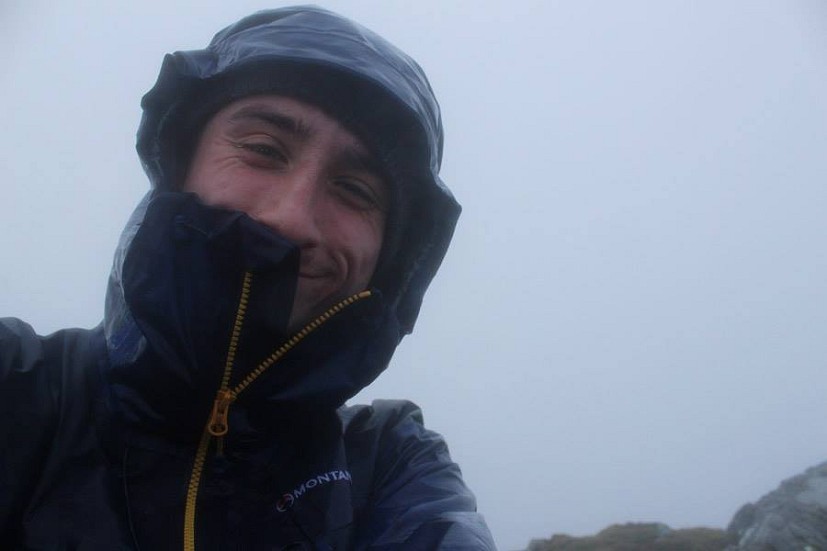 Foul weather on Ben Aden - a good test for waterproofs  © Kev Woods