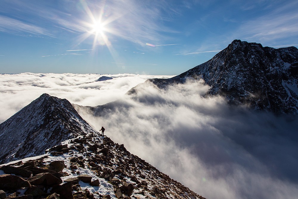 360 degree Ben Nevis cloud inversion   © G. Robertson