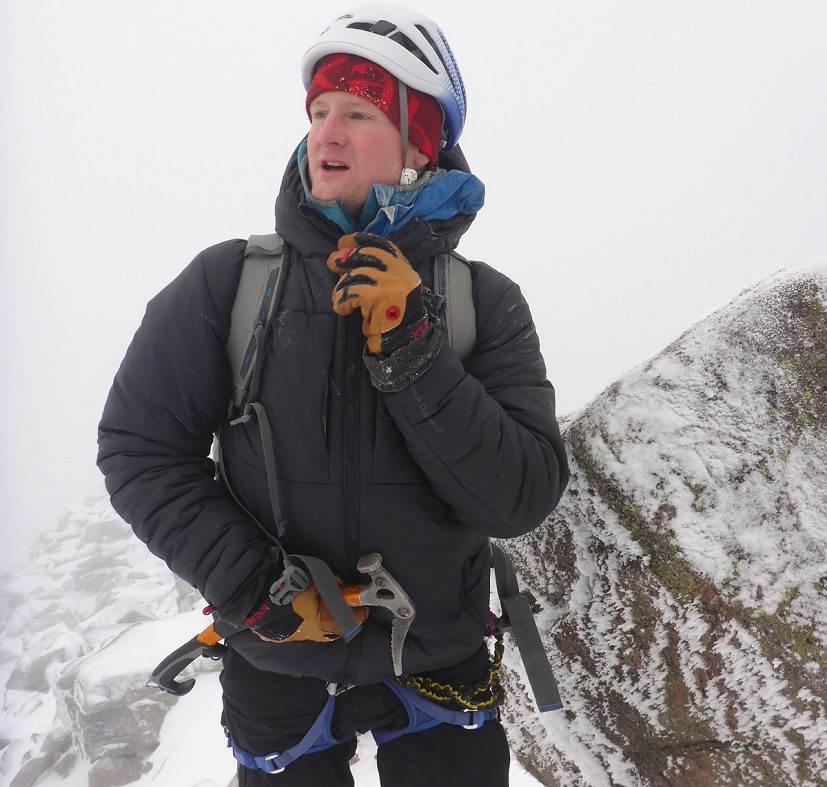 The Stance - a heavyweight belay jacket for the coldest conditions  © Dave Saunders