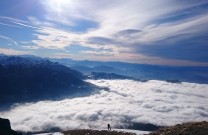 Feet on the Clouds.
Stunning inversion in the Champsaur