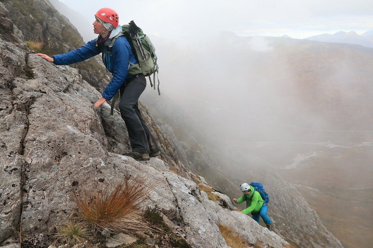 Scrambling in the Steinbock Hike - outside its official remit, but it copes fine  © Dan Bailey