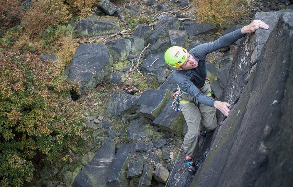 Mammut Trovat Pro Baselayer in use at Wharncliffe  © Alan James