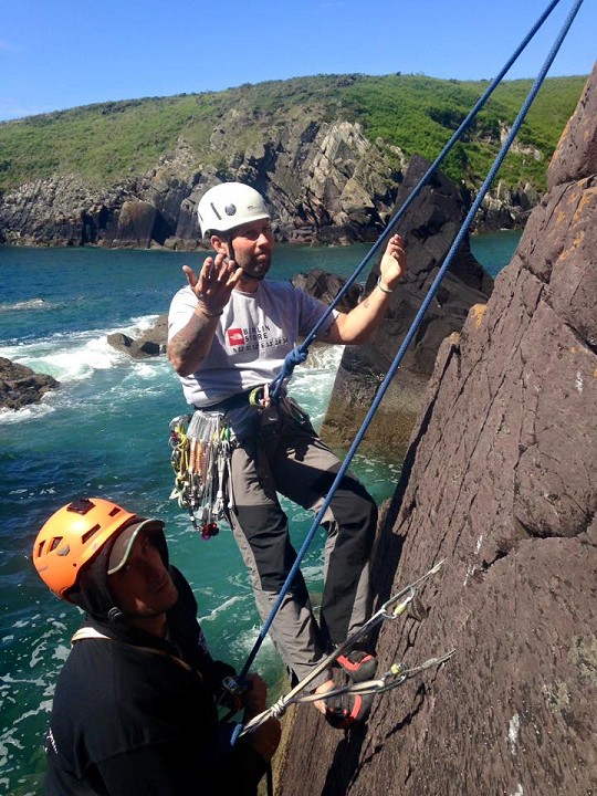 Climbing - more fun, and safer, with a mate and a rope!  © Stu McInnes