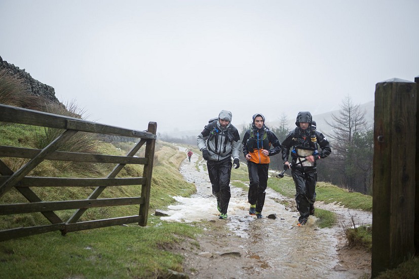From L to R: Pavel Paloncý (CZE), Eugeni Roselló Solé (ESP) and Eoin Keith (IRL)  © YANNBB/Montane Spine Race